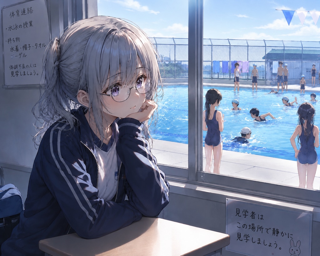 今日は、見ているだけ。
