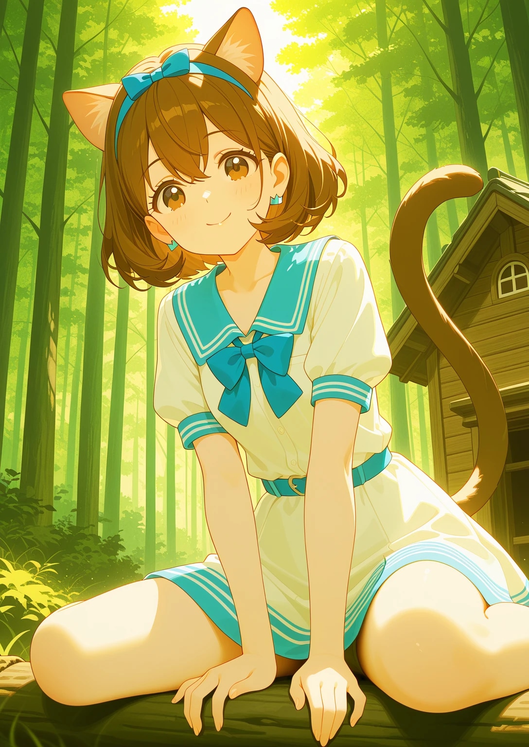 Yukiさんに暑中お見舞い《避暑地シルちゃんの森でSeaArt》