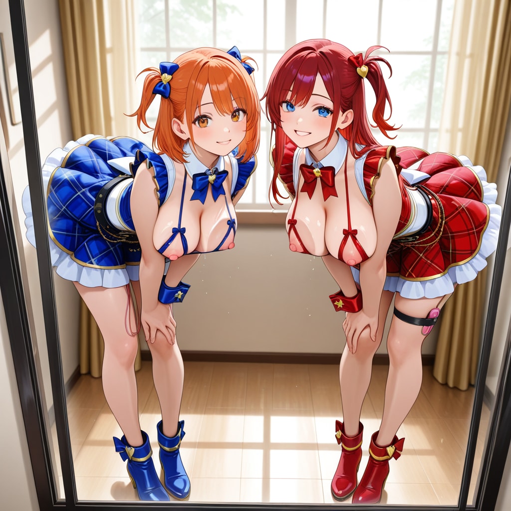 ガラスに胸を押しつけて(アイドル編)