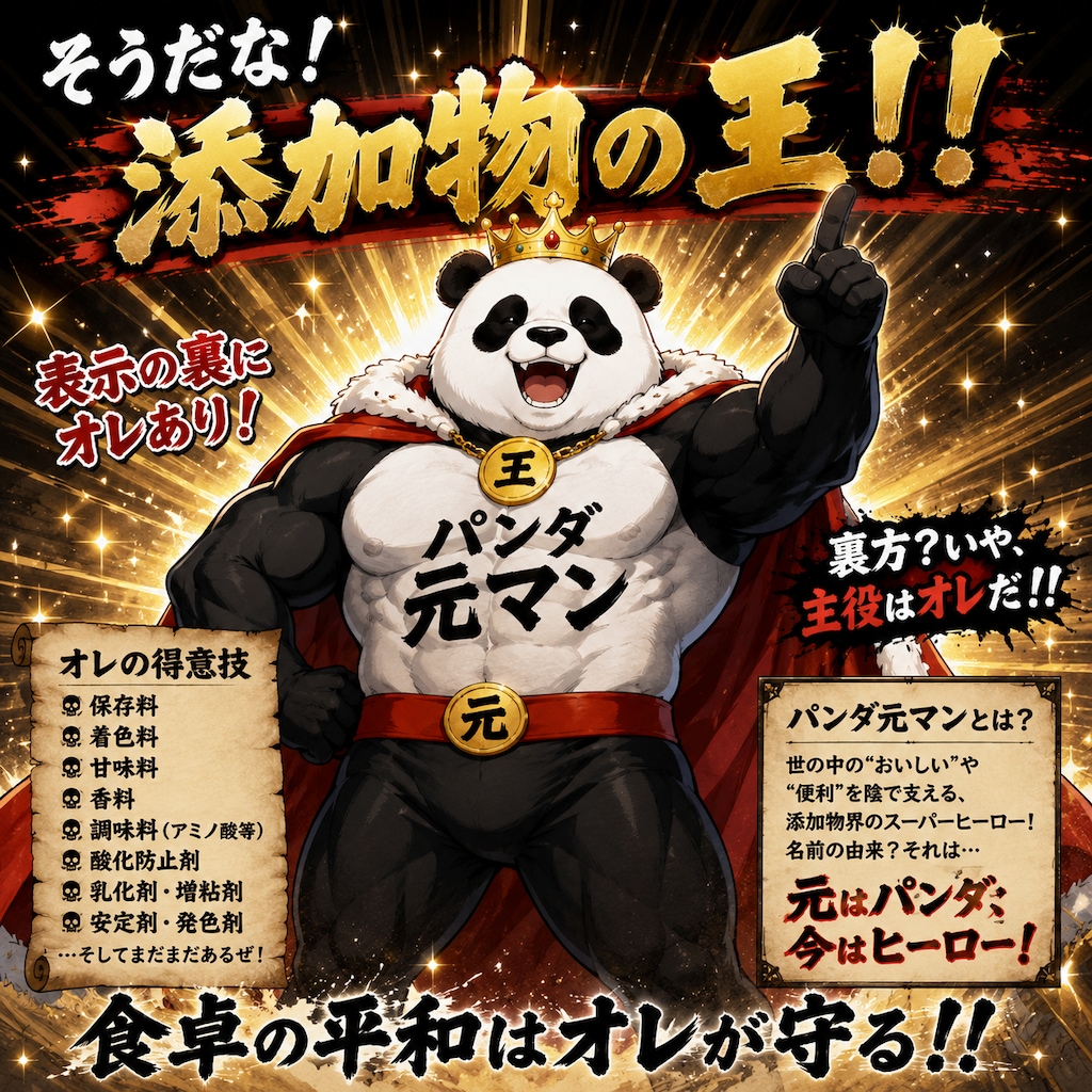 添加物の王！！