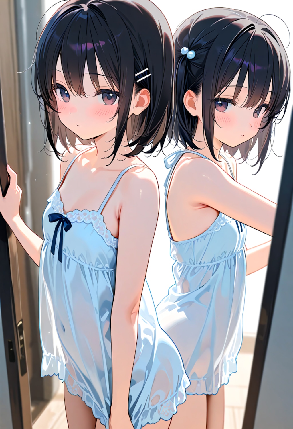 黒髪の美少女(43)