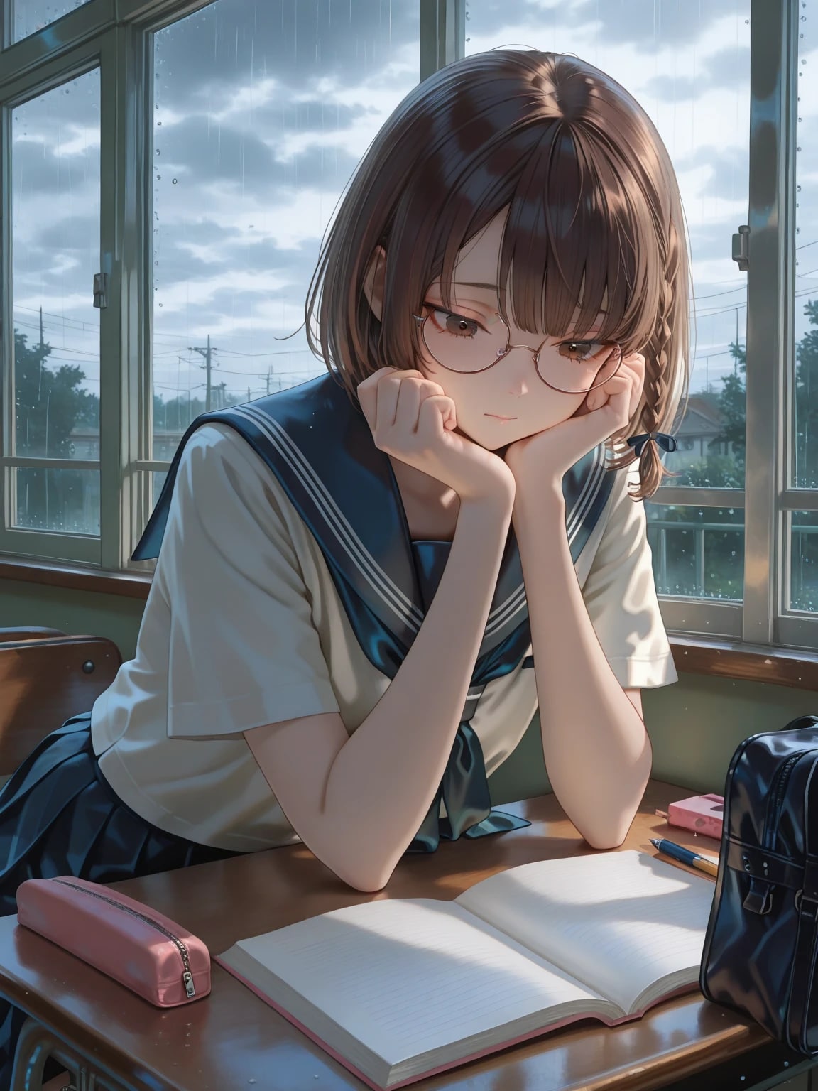 雨の日だけ見られる君 | の人気AIイラスト・グラビア