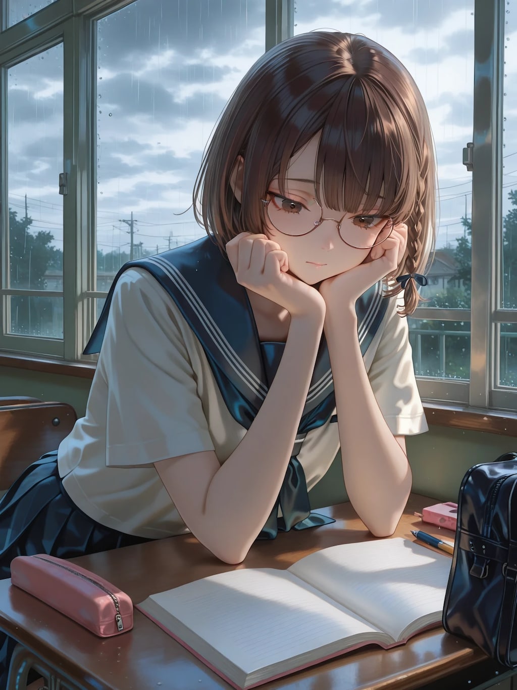 雨の日だけ見られる君