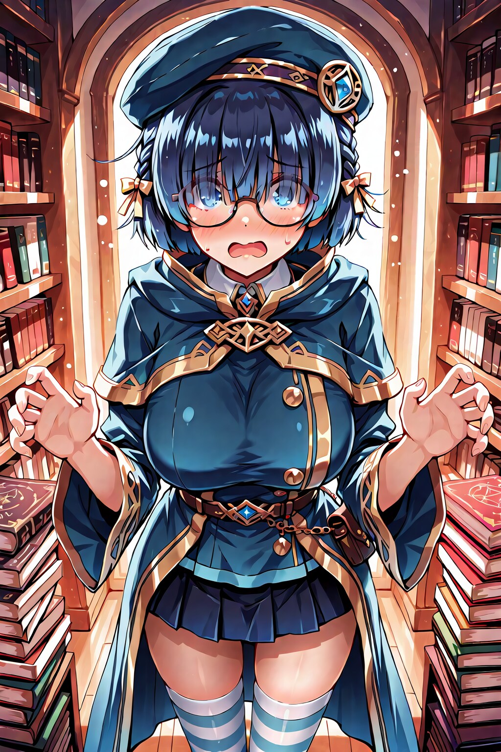 メカクレ司書