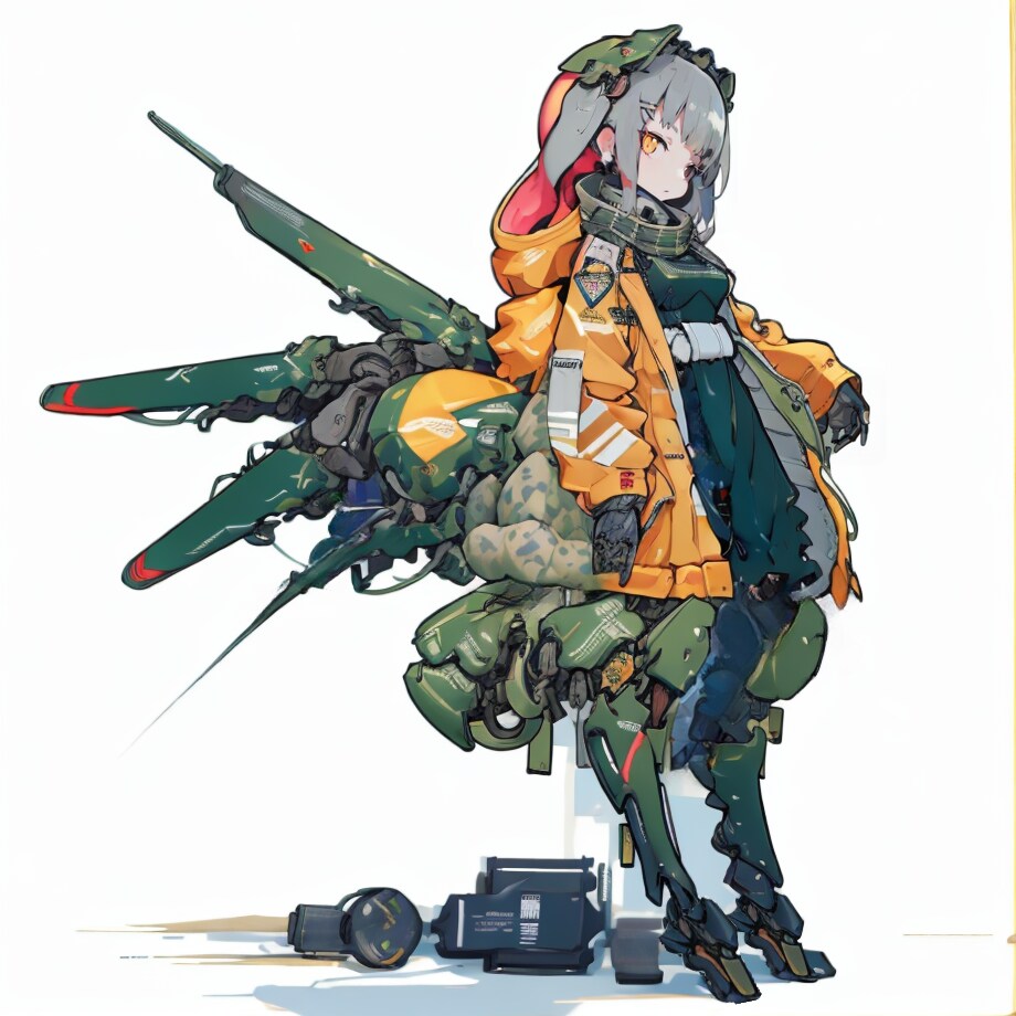 Girl and Robot1136