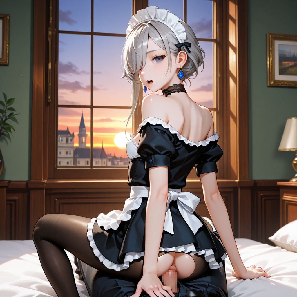 由璃亜 Maid Costume R18 (8)
