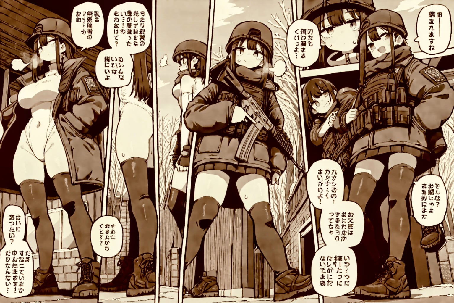 PRISMさんで特殊部隊漫画風