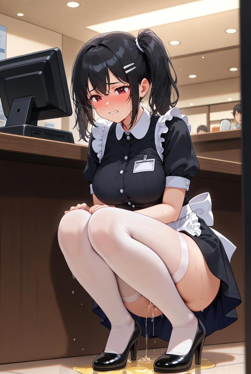 おもらしウエイトレスたち