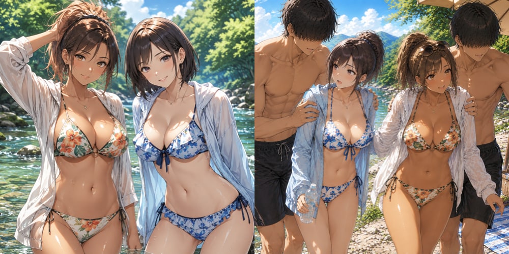 ママ友川遊び（ナンパ）