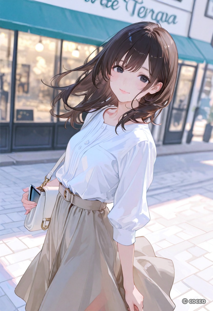 少し涼やかな風に吹かれて