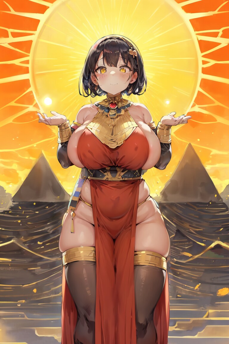 太陽神を従える女王