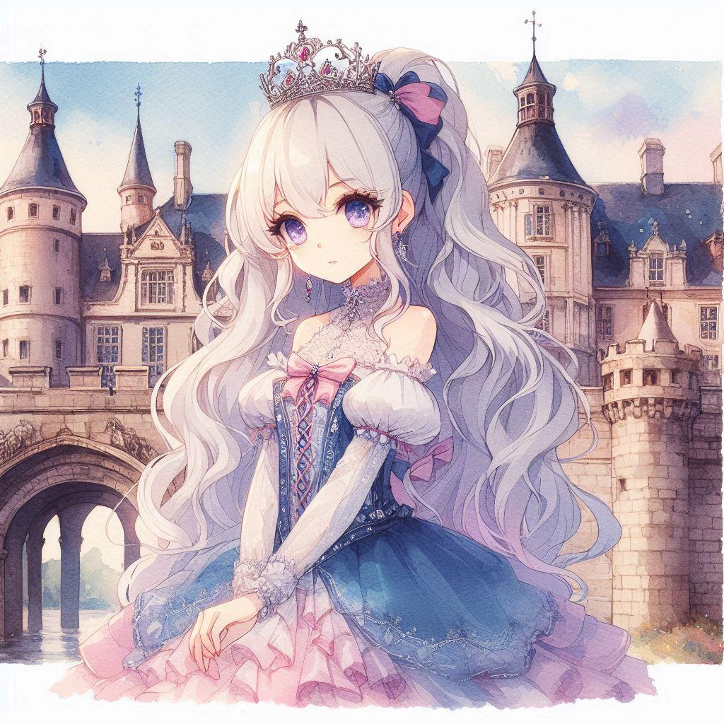 白髪の可愛い女の子【17】