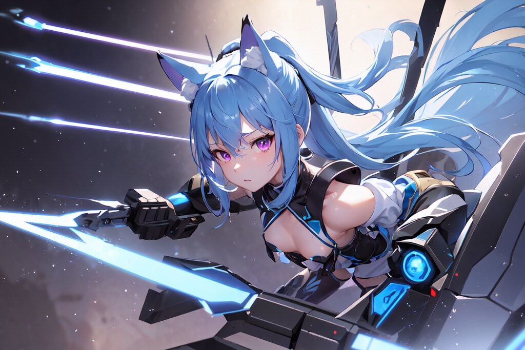 戦闘服の少女達/girls in combat uniforms