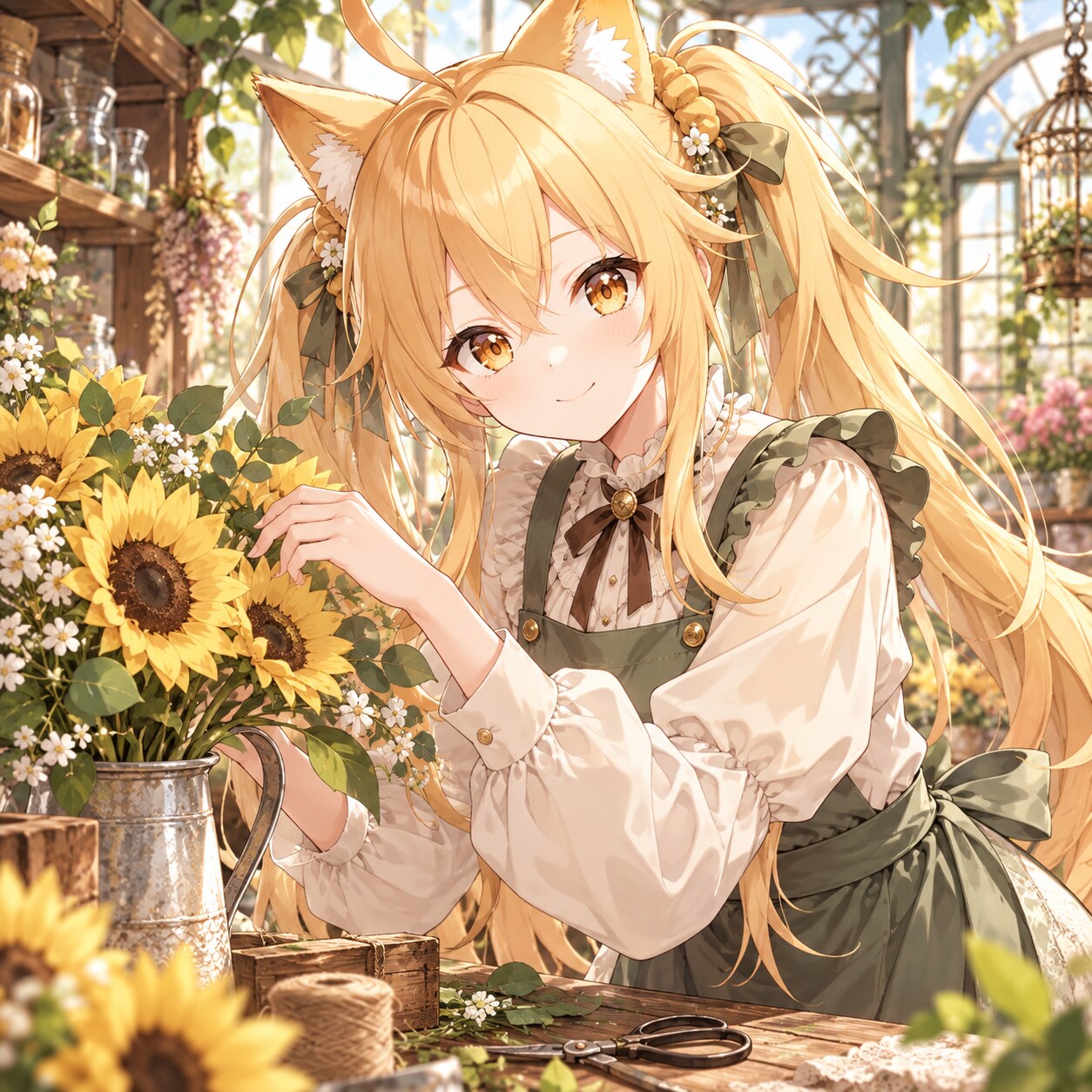 ミラのお花やさん | の人気AIイラスト・グラビア