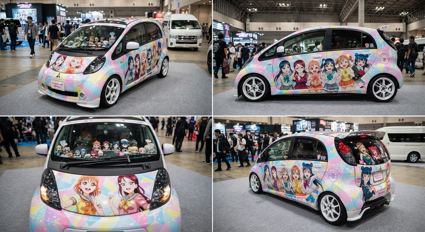 ラブライブ痛車iミーブ | の人気AIイラスト・グラビア