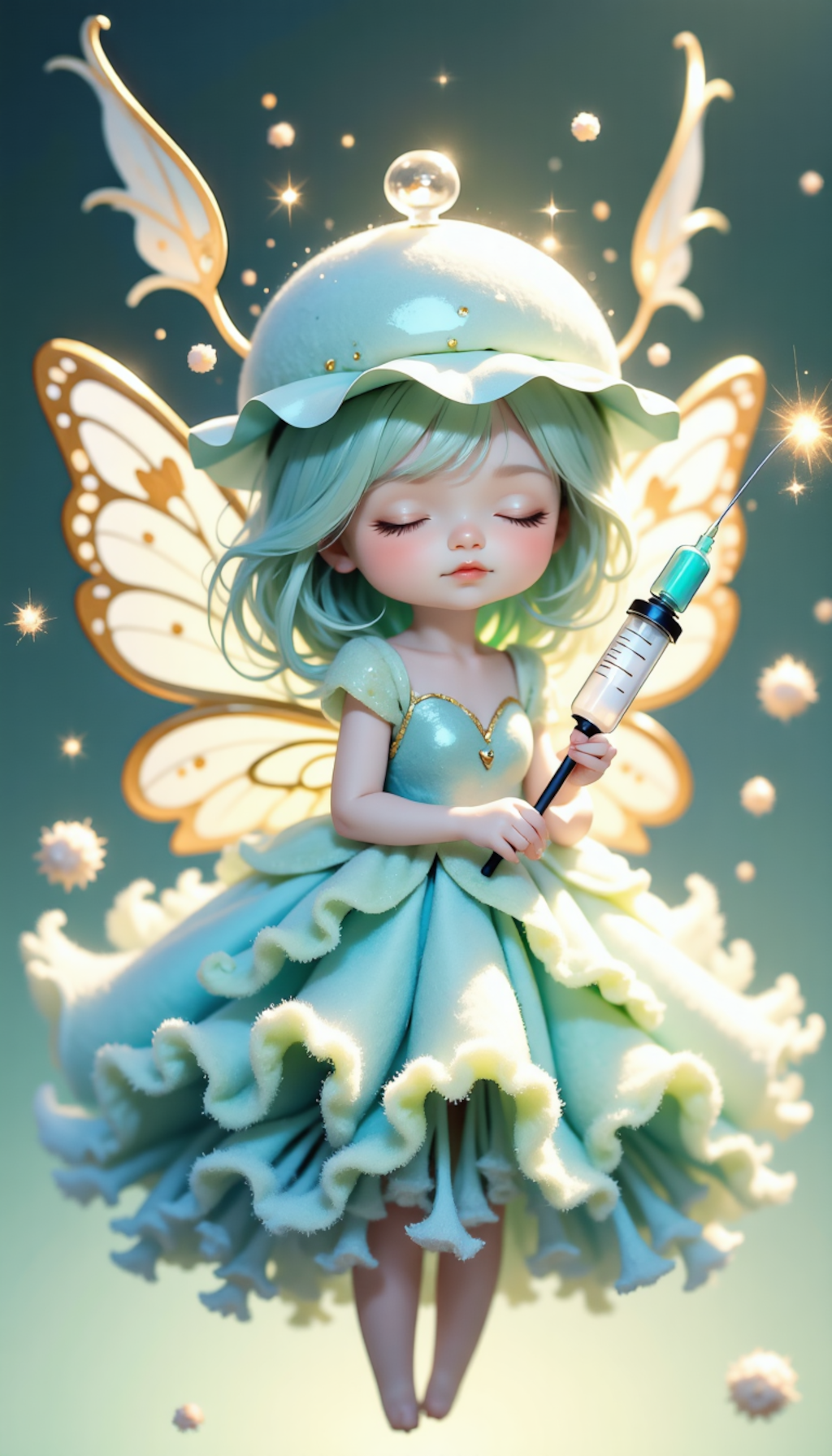 ペニシリンの妖精：敵も強力になってきてるんだけど……まだまだ若い者には負けないわよ～ん