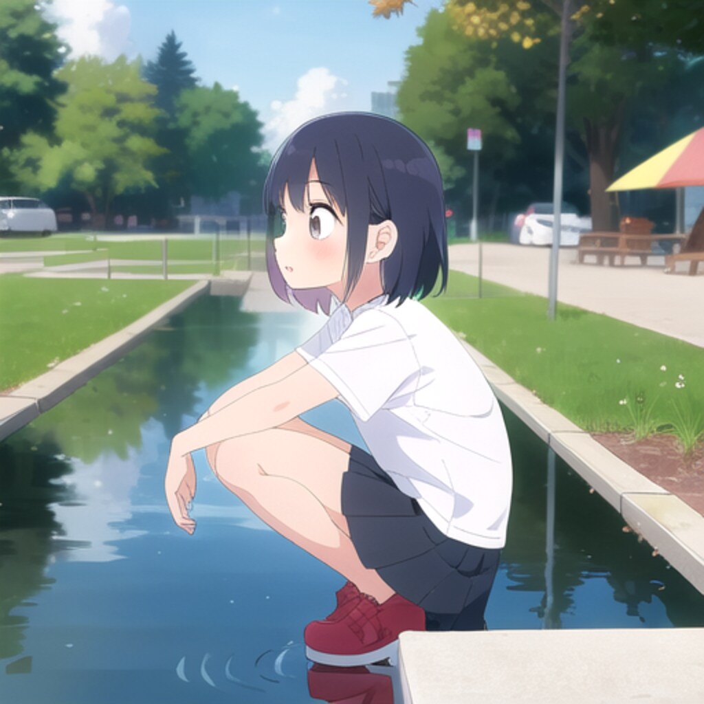 ぼーとしている