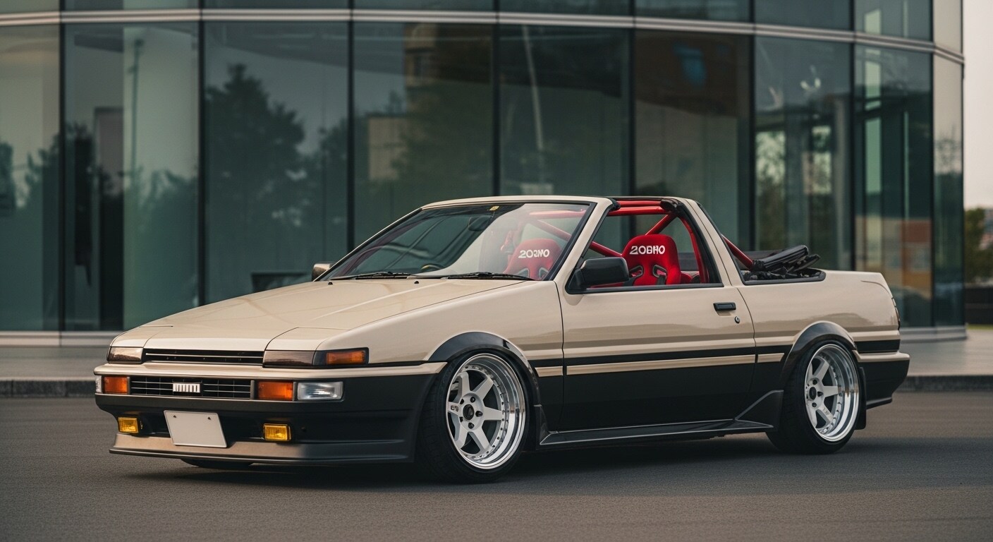 AE86オープンカー | の人気AIイラスト・グラビア
