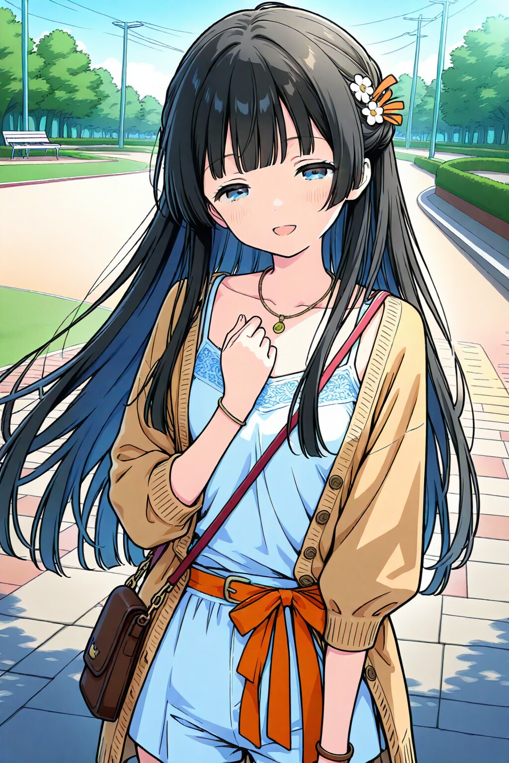 髪を下したおだんごちゃん🍡✨