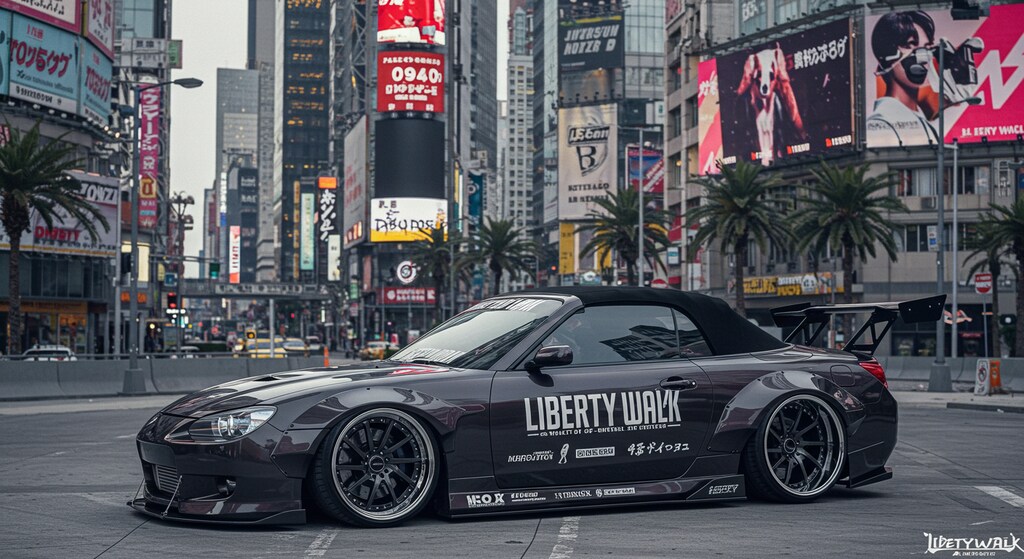 リバティーウォーク○○のドリ車　車種不明