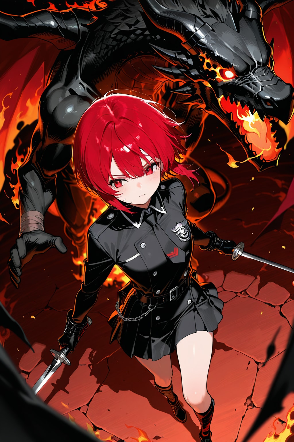 PHOENIXちゃん　　　制服165 | の人気AIイラスト・グラビア