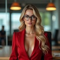 金髪巨乳秘書 3枚目