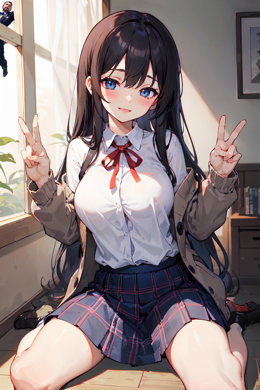 黒髪ロングちゃん