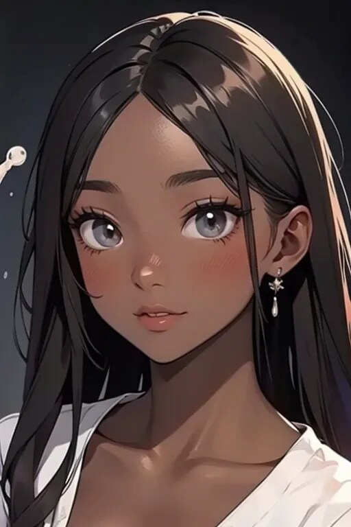 照れている女の子