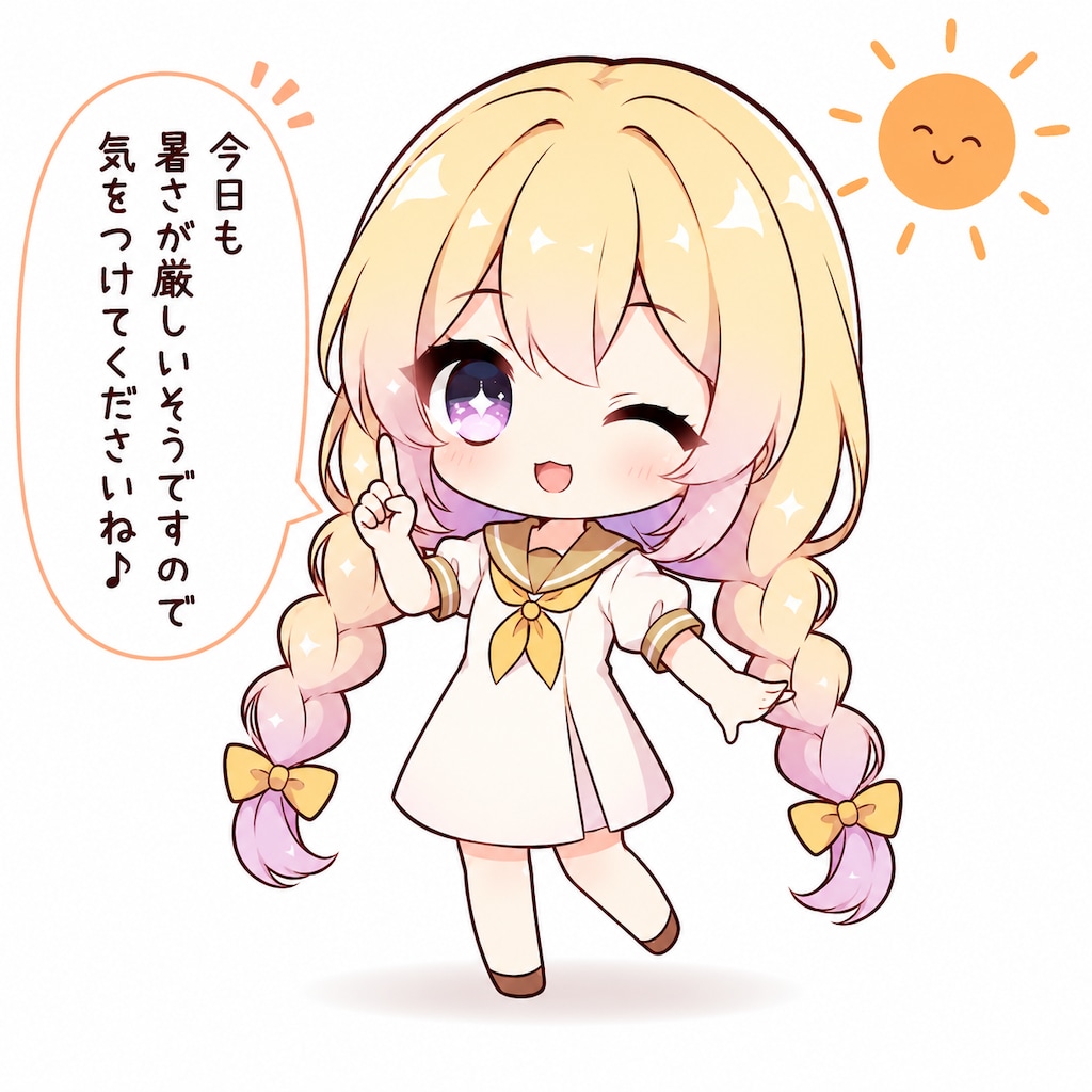 今日も暑いそうですね