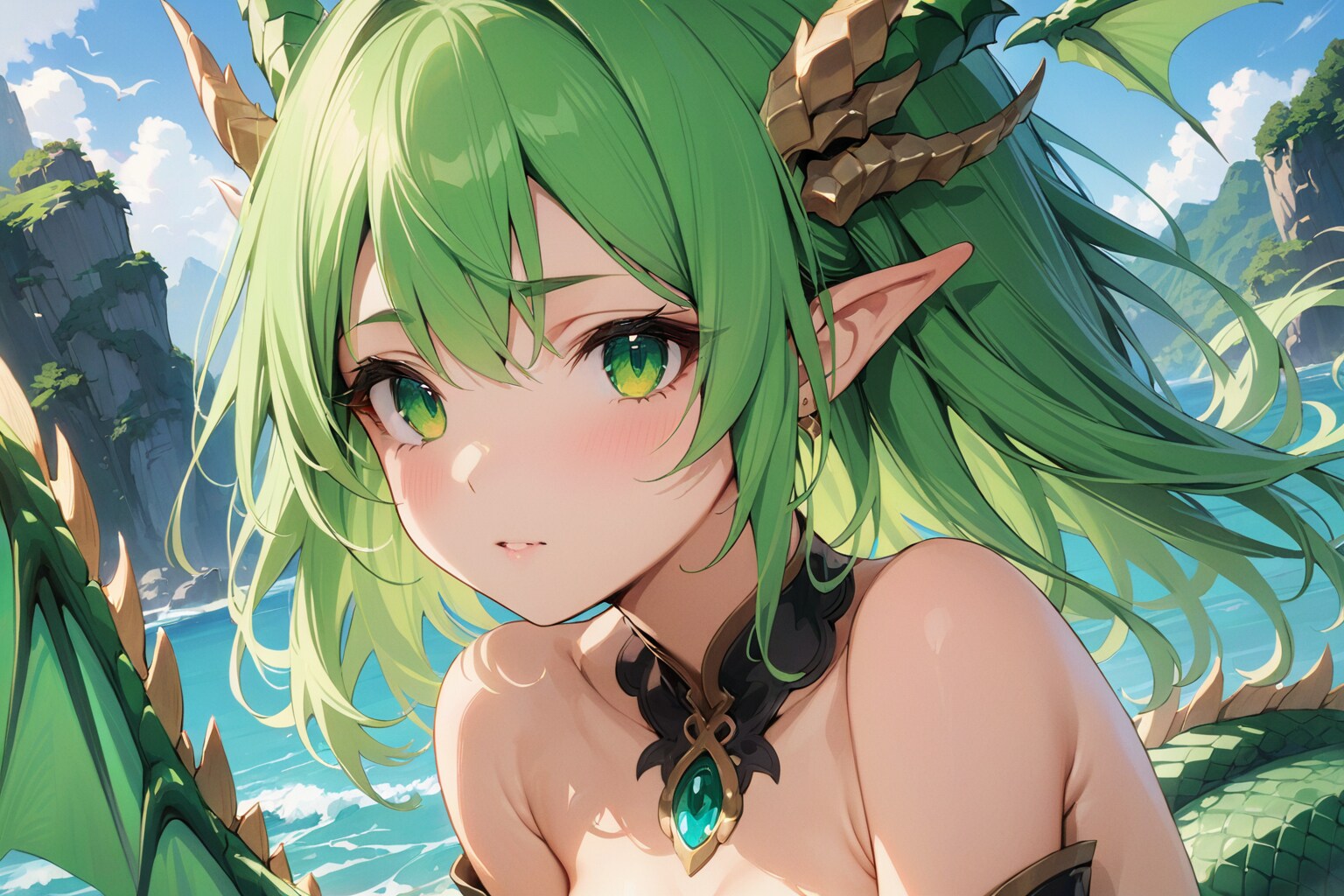 エメラルドのドラゴン