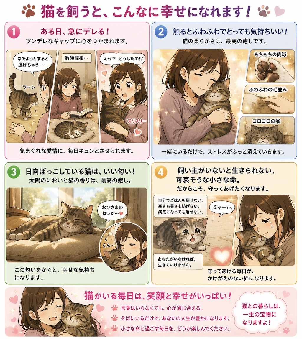猫ちゃんと一緒