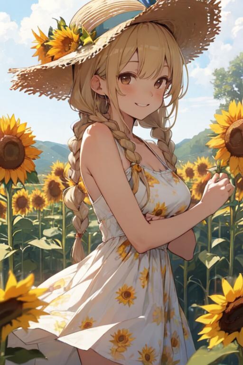 ひまわり畑のあの子