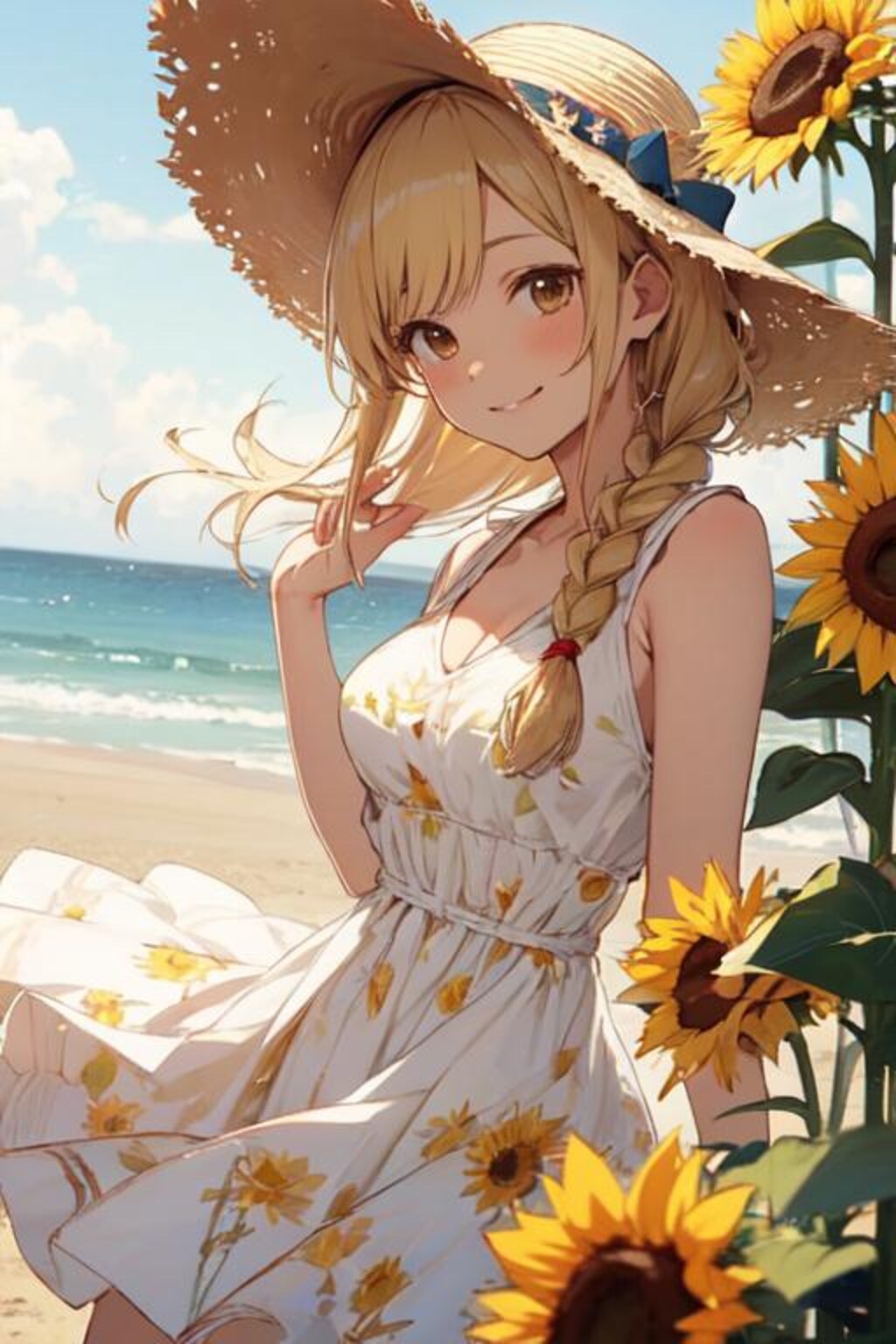 ひまわり畑のあの子
