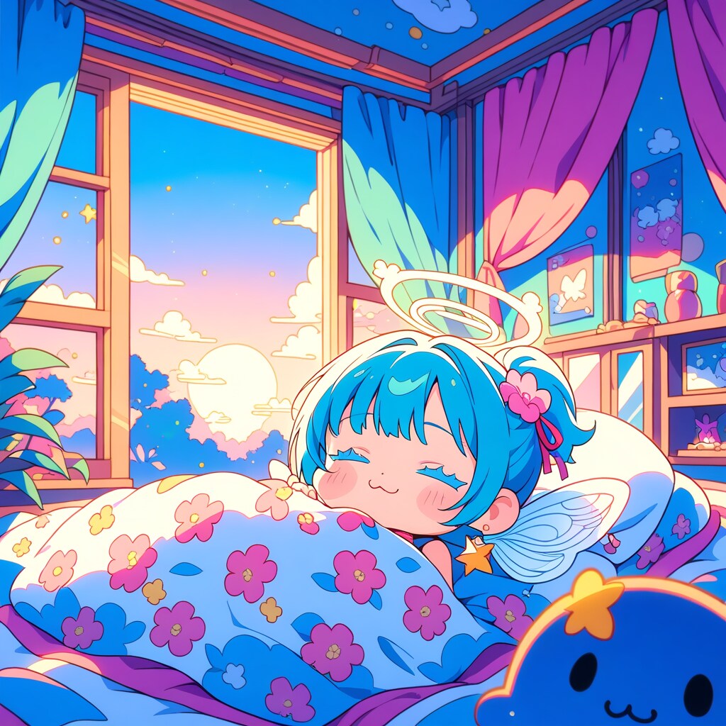 うちの子たちとあったかお布団