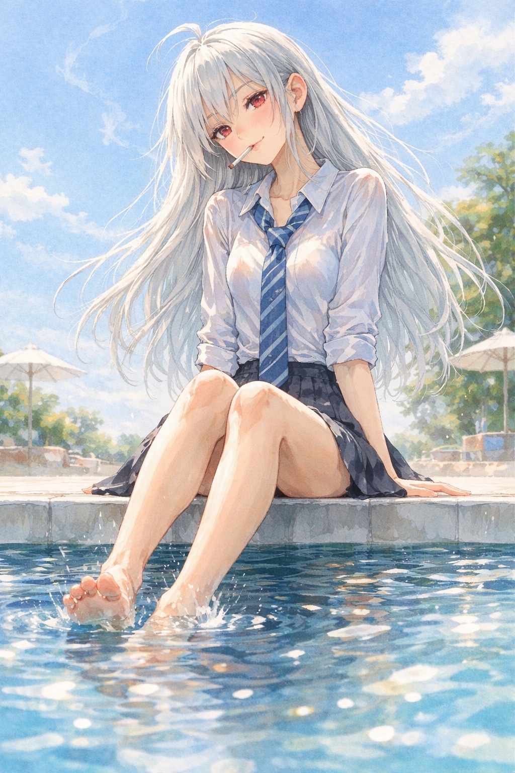 水面 | の人気AIイラスト・グラビア