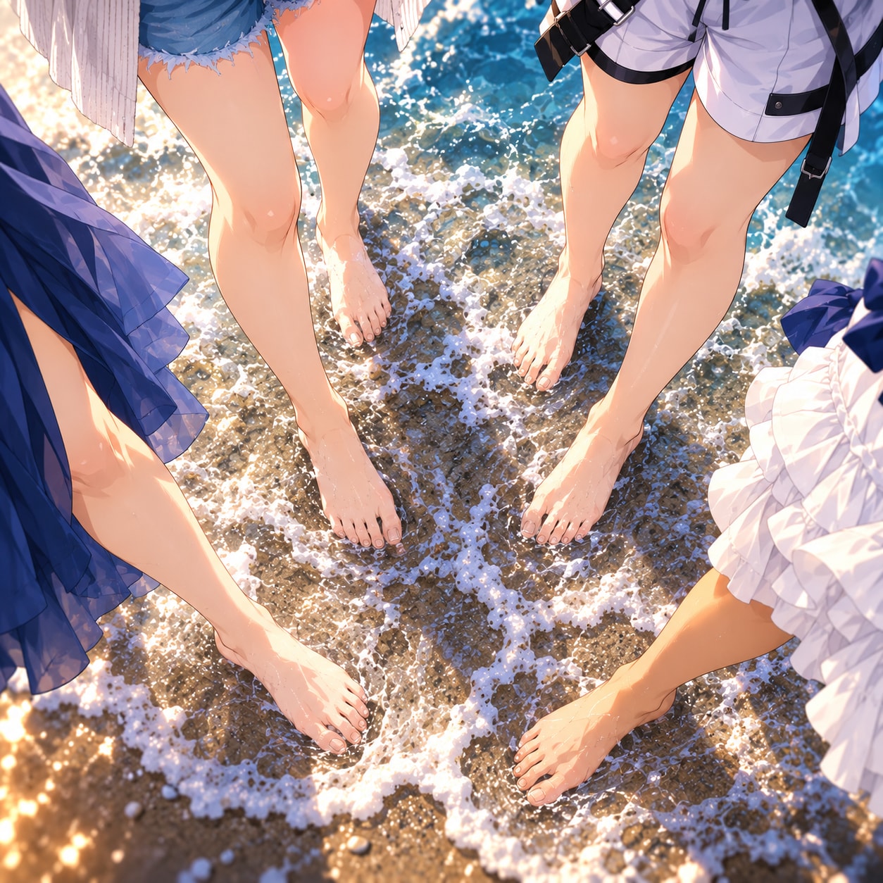 裸足の | の人気AIイラスト・グラビア