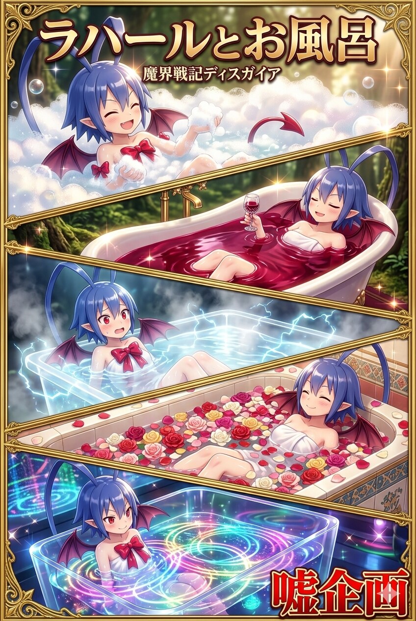 ラハールとお風呂