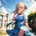 神殿の少女 4枚目