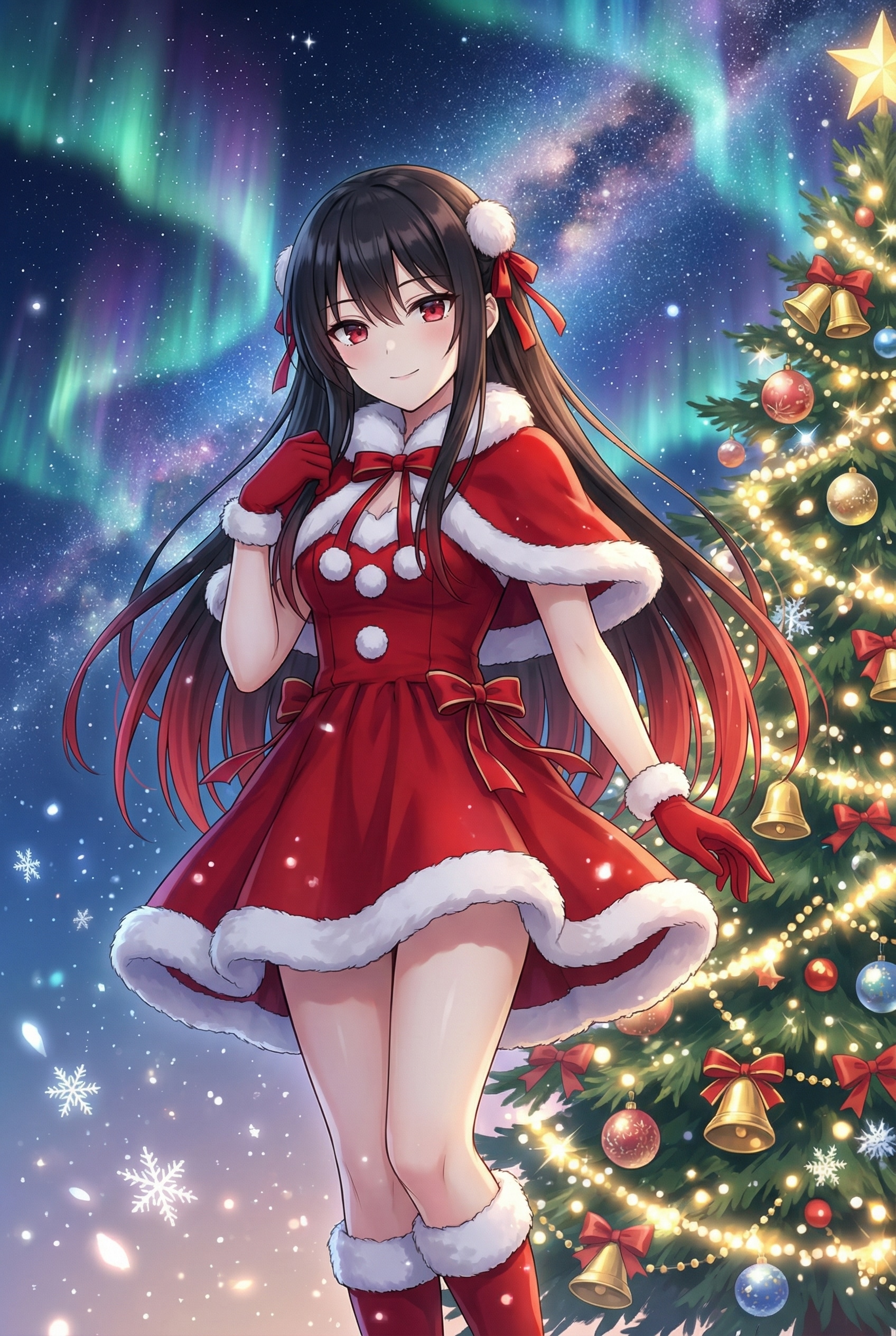 凛【鬼娘】クリスマス衣装🎄 | の人気AIイラスト・グラビア