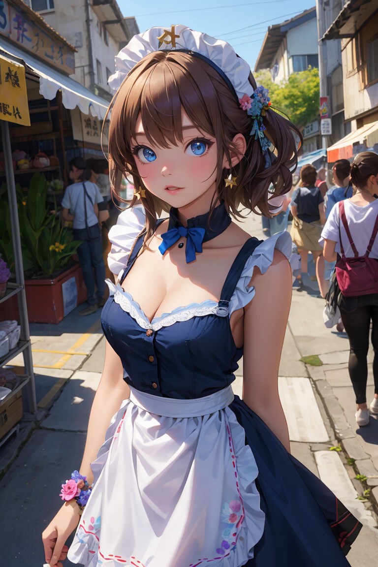 メイド服でおでかけ