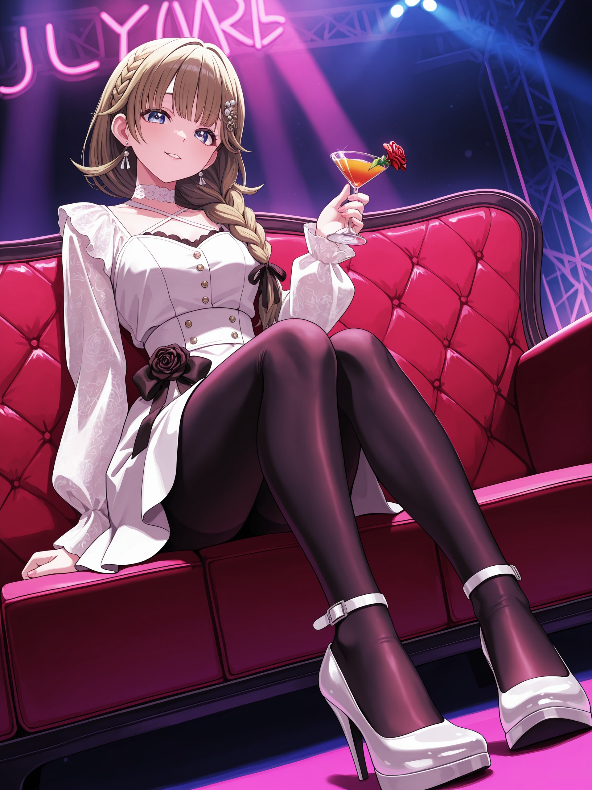 英リサ　VIPルームにて