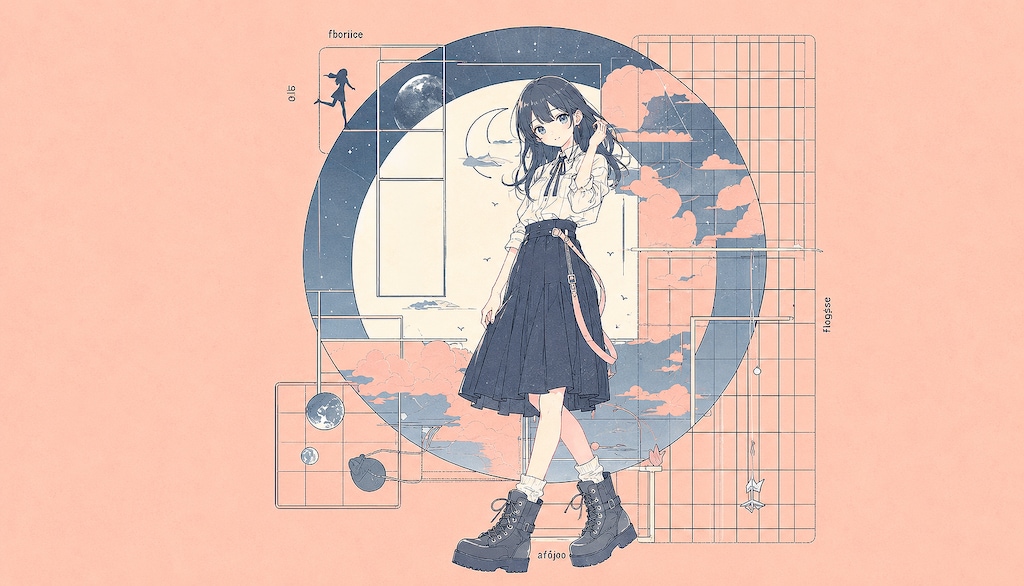 月と少女45