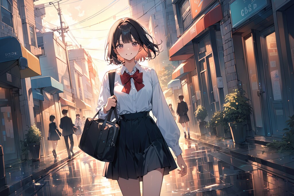 雨上がりの帰り道　その６