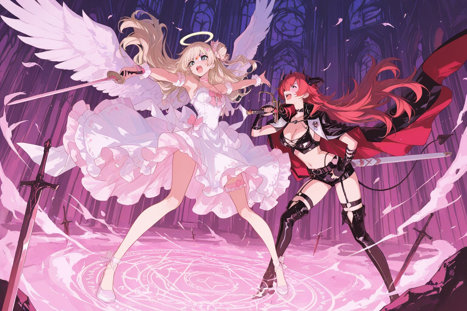 天使と悪魔の言い争い