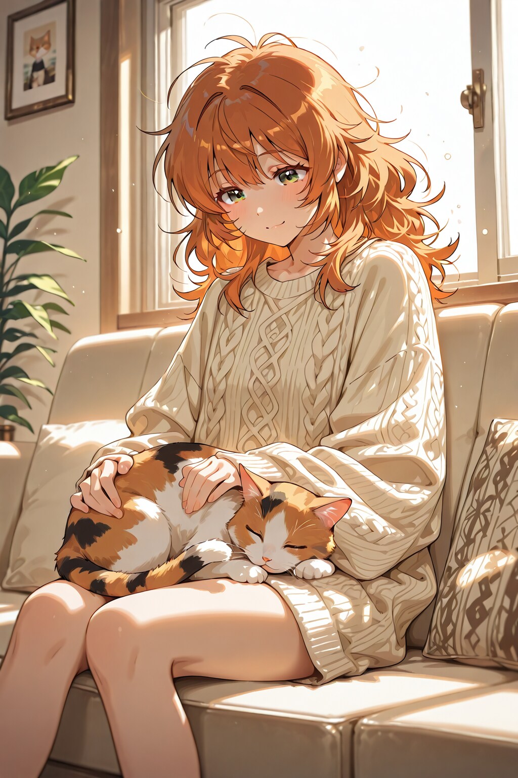猫とまったり | の人気AIイラスト・グラビア