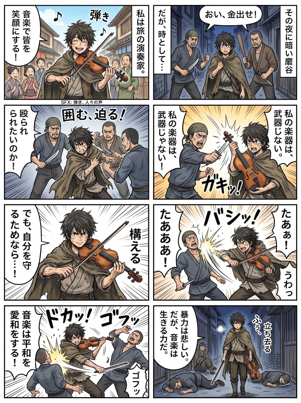 鋼鉄のバイオリン弾き