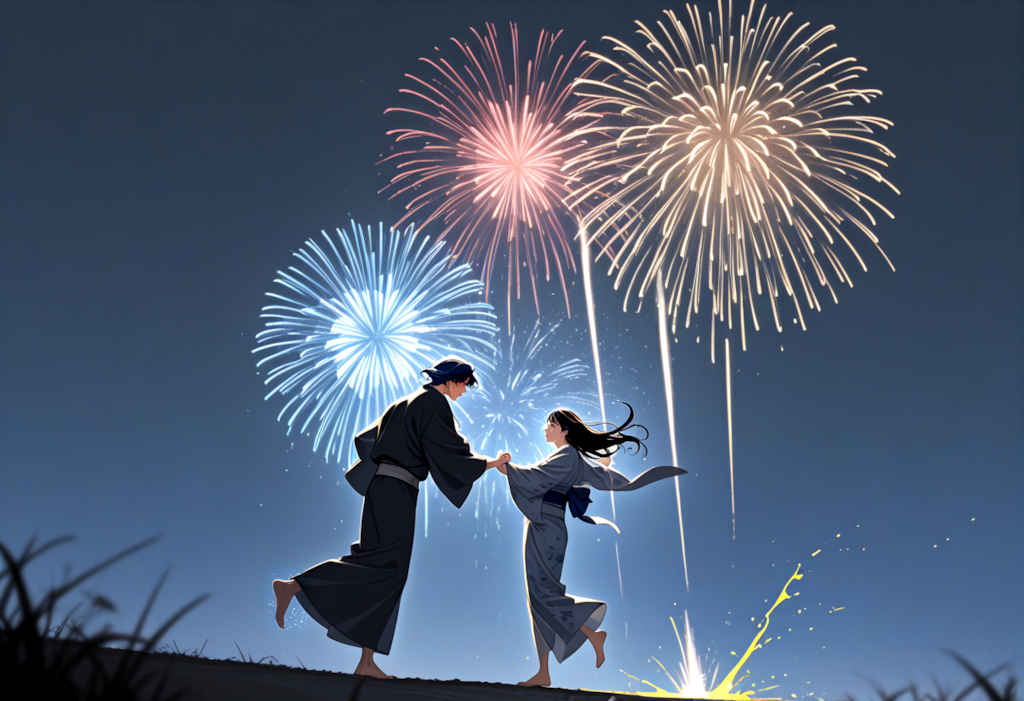 夏の夜の