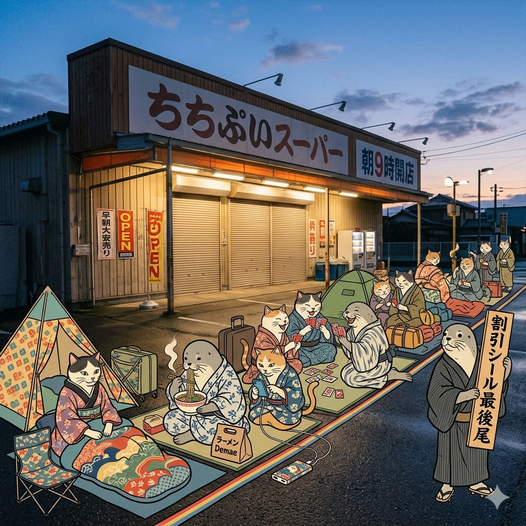 割引シール徹夜組 | の人気AIイラスト・グラビア