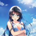 blue theme, bikini 6枚目