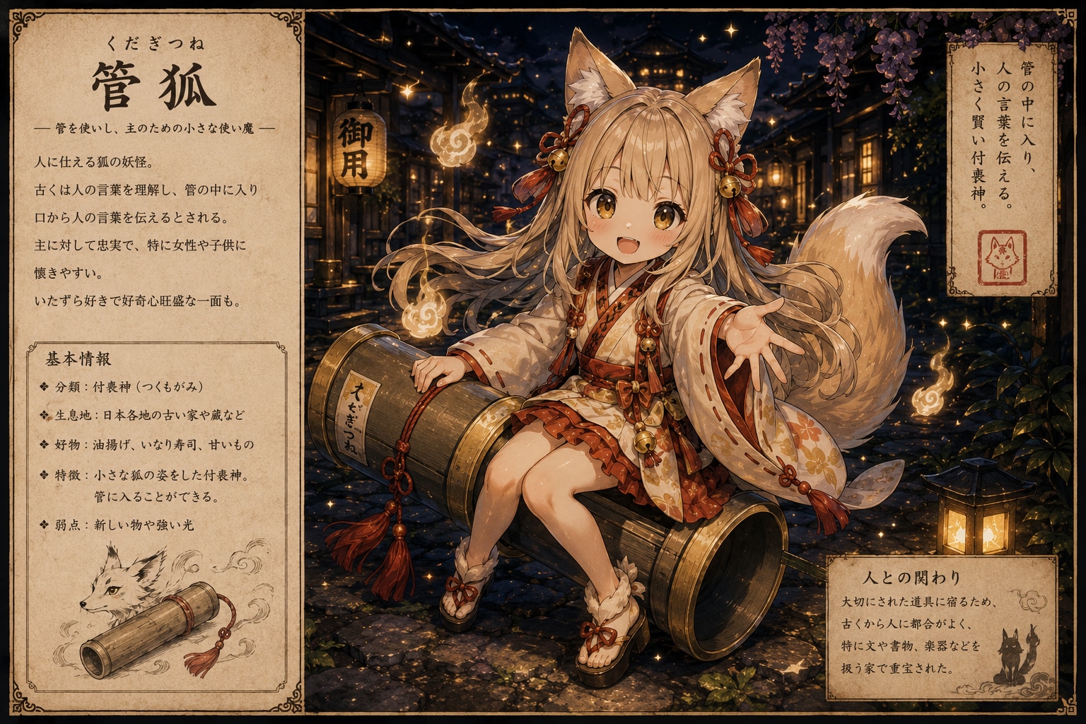 管狐(可愛い) | の人気AIイラスト・グラビア